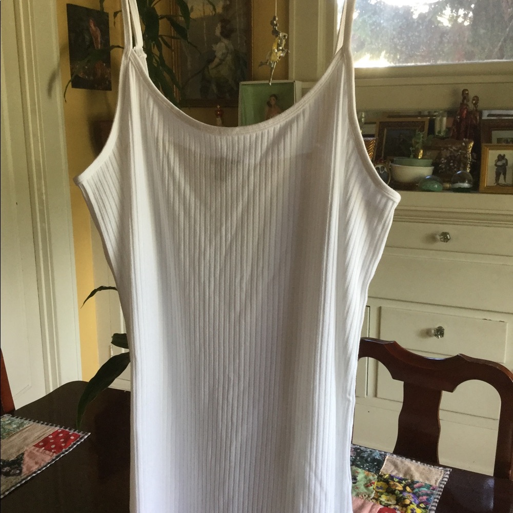 TORRID 2X White Ribbed Cami Tank Top NWT NEW